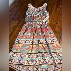 NWT Altar’d State Boho Southwest Print Sleeveless Midi Dress M